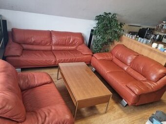 Kožená sedací souprava - 1