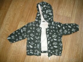 Teplý kabátek na chladný podzim/zimu (velikost 80)