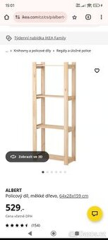 Regál Albert Ikea