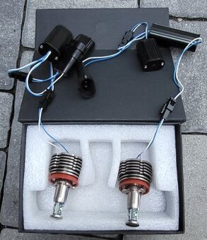 BMW Angel eyes bílé LED markery 10W Canbus