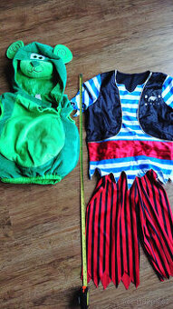 Kostým dětský chlapecký pirát a jakýsi zvíře