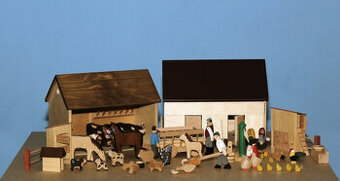 Dřevěné hospodářství - farma