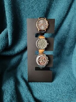 Stojan na hodinky kov černý matný