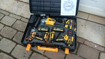 Střední aku sada nářadí - vrtačka,flexa,utahovák - NOVÉ