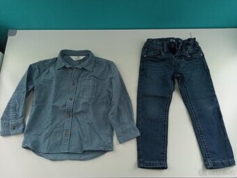 Košile, rifle a tričko