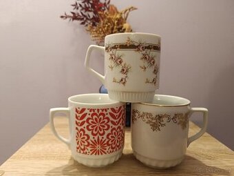 Retro hrnky Czechoslovakia