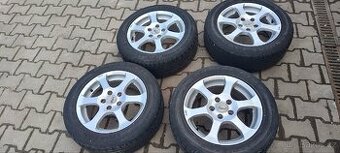 ALU kola,5x112, letní pneu 205 55 16