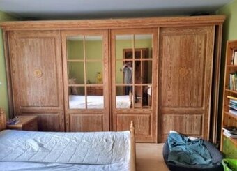 Rustikální ložnicová sestava z masivu,6452