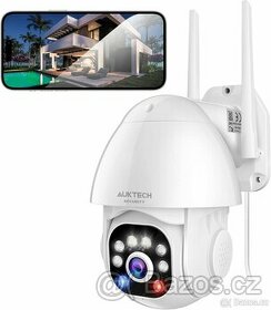Venkovní bezpečnostní kamera AUKTECH - 1296p / PTZ 355°/90°