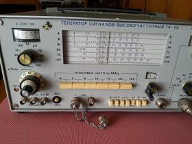 Generátor signálu vysokofrekvenční G4-116 - SSSR- retro - 1