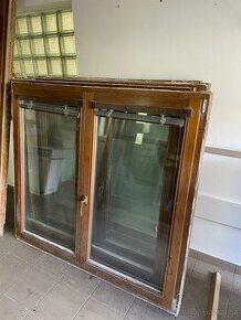 Dřevěná okna Vekra + balkonové dveře - 1