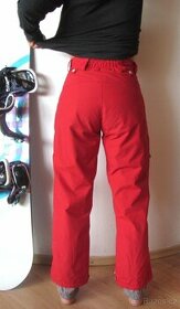 Kvalitní červené dámské snow kalhoty 10.000 XS/S