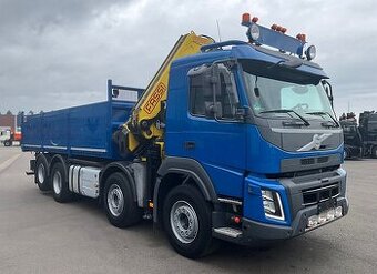 Volvo FMX 540 8x4 - sklápěč s hydraulickou rukou