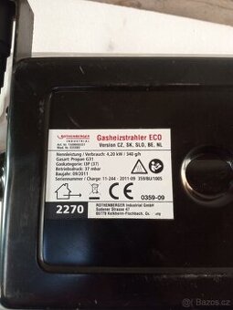 Plynový ohřívač Gasheizstrahler ECO - 1