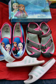 3x dívčí letní boty Frozen Disney, Adidas,v.32-4,cena za vše