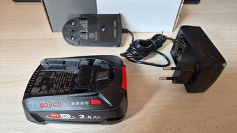 BOSCH aku 18V 2,5 Ah +nabíječka