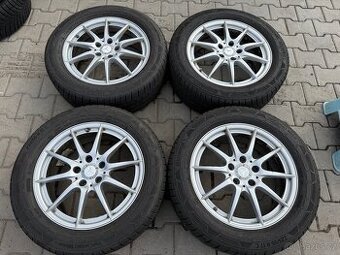 4x al kola 5x112 17 + pneu zimní 225/55 R17C