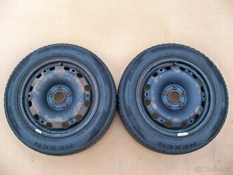 2x Disky Fabia III 5x100 6Jx15 ET43+Zimní 185/60 R15 rv 2022