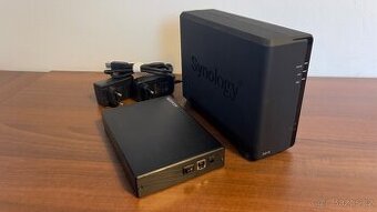 Synology NAS DS118 2TB + externí HDD 2TB