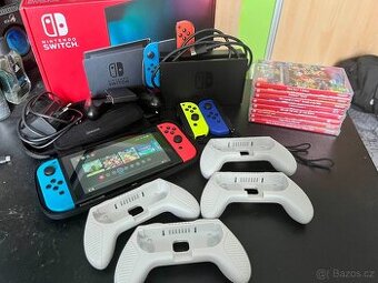 Nintendo Switch 2019 + Hry a příslušenství