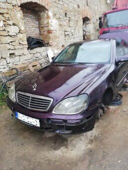 MERCEDES S W220 320CDI 145KW VEŠKERÉ DÍLY PLATÍ DO SMAZÁNÍ