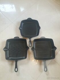 STAUB (Le Creuset) Litinová grilovací grilovací pánev