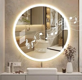 Zrcadlo 60x60 s Bluetooth