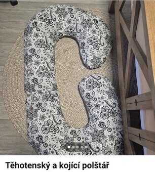 Těhotenský a kojici polštář