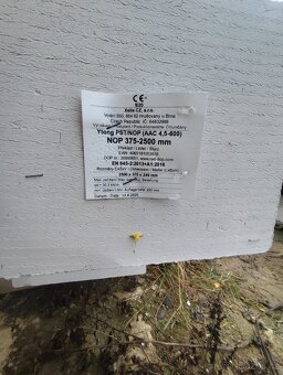 Nosný překlad YTONG NOP 375-2500 mm