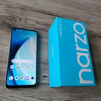 Realme Narzo 30 5G-6,5"IPS/ 128GBÚ 48 Mpx/ stříbrná