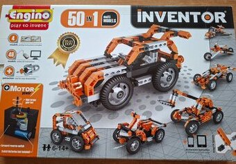 Stavebnice Inventor (50 modelů) s elektromotorem