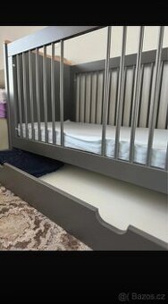 Dětská dřevěná postýlka 14070 cm