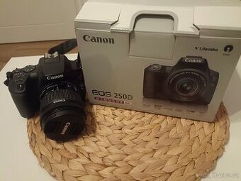 Canon Eos 250D s objektivem