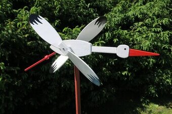 Nový dřevěný čáp - 1