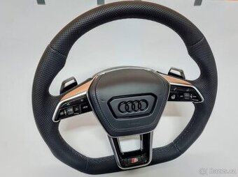 SPORTOVY VYHREVANY AUDI VOLANT MULTIFUNKCIA F1 PADLA AIRBAG