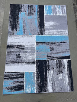 Koberec modrý 170cm X 120cm