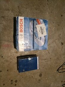 Brzdové kotouče + destičky značky Bosch (nové nepoužité)