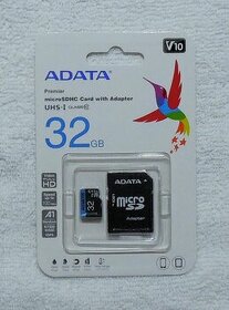 Pamětové karty Adata 32GB
