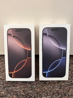 Apple iPhone 16 Pro 256gb Black a Desert. 2 roky CZ zaruka