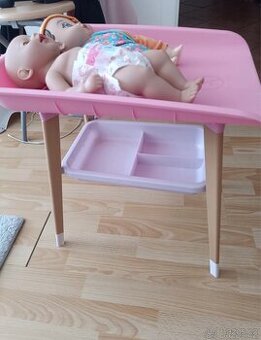 Dětský přebalovací pult pro panenky a panenky + výbava 👶🎀