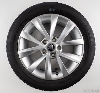 Škoda Octavia - Originání 16" alu kola - Zimní pneu