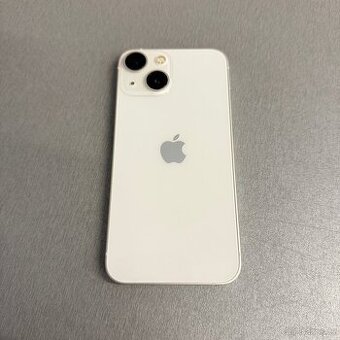 iPhone 13 mini 128GB bílý, pěkný stav, 12 měsíců záruka