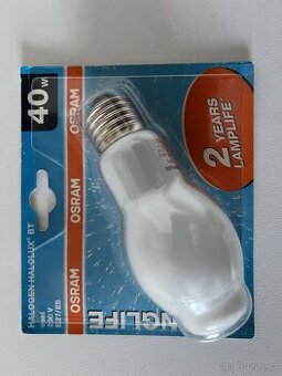 Žárovka OSRAM 40W halogenová matná, E27 - 1