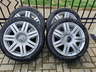 Alu kola vw 5x112 r17 7j et37 pneu letni 225/45/17