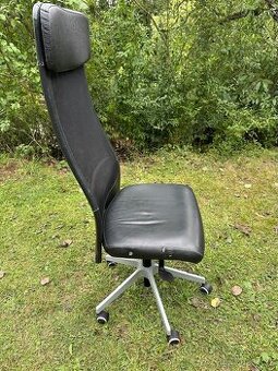 Kožená kancelářská židle IKEA Markus