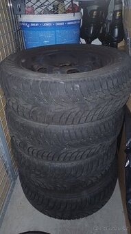 zimní pneumatiky 185/60 R14 + plechové disky