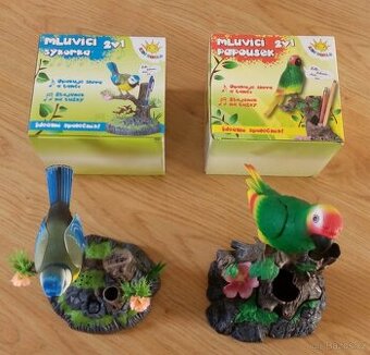 Hračky sýkorky a auta