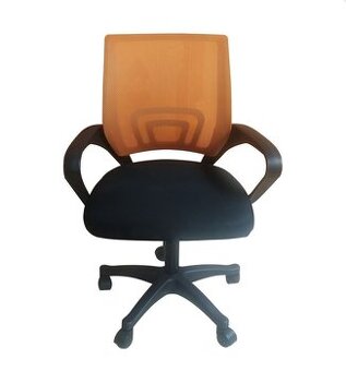 Kancelářšká židle MORIS oranžová. Top stav