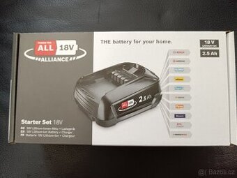 Baterie a nabíječka set Bosch 18 V, nová, nerozbalená,DOKLAD
