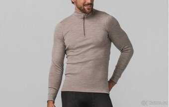 Merino rolák Janus Classic 210 Polo with zip Man